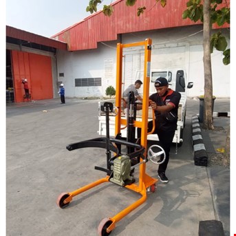 Manual Drum Lifter Kapasitas 350kg Tinggi Angkat 1.4 Meter - HAND LIFT