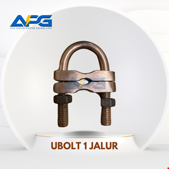CLAMP GROUNDING UBOLT 1 JALUR LOKAL