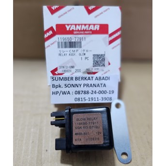 YANMAR 119650-77911 RELAY 119650-77910 4TNV88 11965077911 11965077910