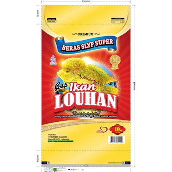 KARUNG LAMINASI OPP 10KG UNTUK BERAS DENGAN DESIGN FULL COLOR PRINTING