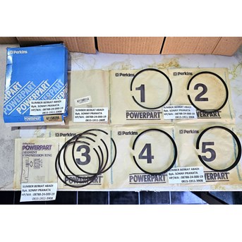 PERKINS 41158056 RING PISTON SET 81512 - 1 KOTAK ISI 5 RING - GENUINE