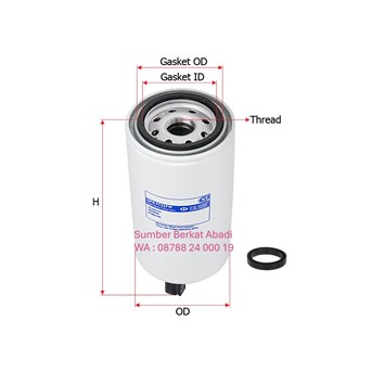 SURE SFR9732FW FUEL FILTER SFR-9732-FW 3973233 87356193 87356194
