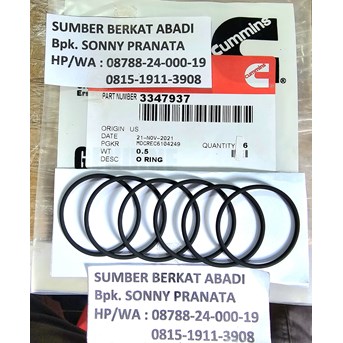 CUMMINS 3347937 SEAL O-RING 205216 - ISI 6 UNITS