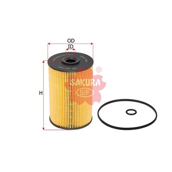 SAKURA EF-1301 FUEL FILTER EF 1301 EF1301 60206777 VH23304EV110