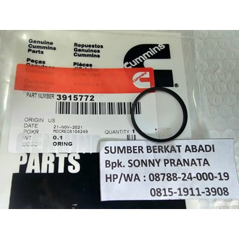 CUMMINS 3915772 SEAL O-RING 3914092 3906693