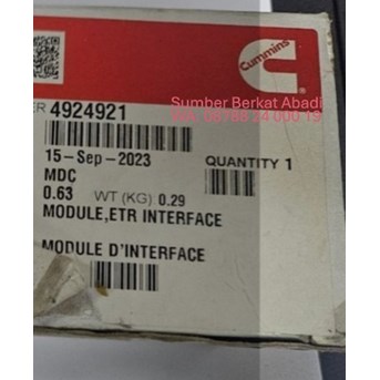 CUMMINS 4924921 MODULE ETR INTERFACE - GENUINE