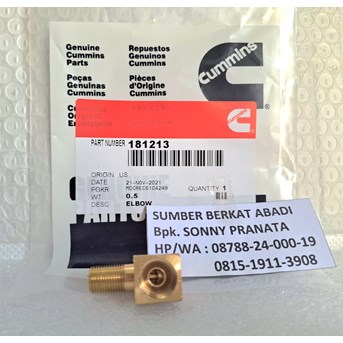 CUMMINS 181213 PLAIN ADAPTER ELBOW - KTA 19