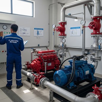 POMPA HIDRAN 750GPM PAKET KOMPLIT HYDRANT PUMP+SILENT CASE
