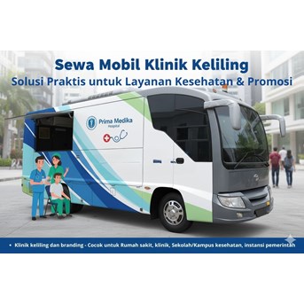 Rental mobil klinik keliling promosi branding promotion campaign