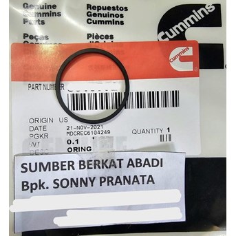 CUMMINS 216187 SEAL O RING - K19 K50 KTA50 KTA38