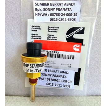 CUMMINS 4383932 COOLANT LEVEL SWITCH - CONNECTOR 4 PIN - M11 ISM11 QSM