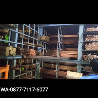 Plat Strip Busbar Tembaga 5mm x 25mm x 500mm
