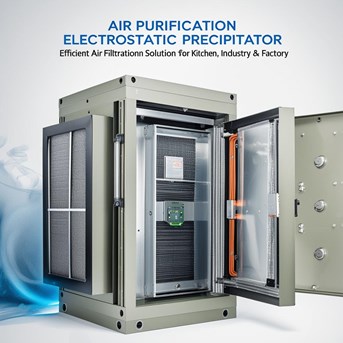 Air Purification Electrostatic Precipitator ESP Dapur Pabrik Cat Hotel