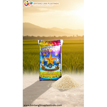 KARUNG BERAS BERKUALITAS 25KG LAMINASI OPP DESAIN FULL PRINTING