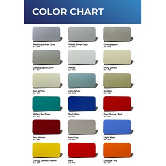 Color Chart ACP Alustar