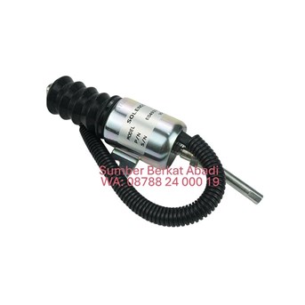 SOLENOID E049331000144 ENGINE FUEL SHUTOFF - CONNECTOR 3 LEGS - 12V