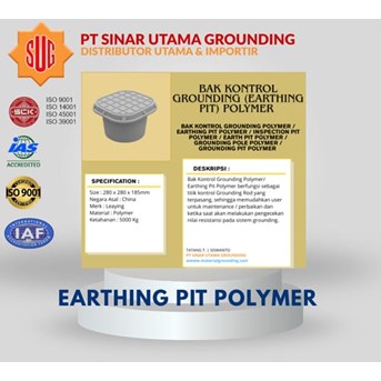 Bak Kontrol Grounding Pit Polymer 280 x 280 x 185 mm