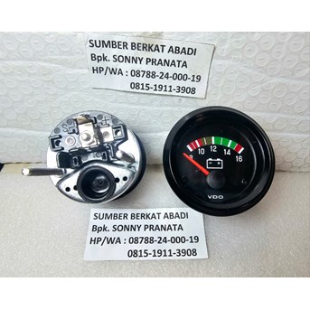 VDO 332-030-001 VOLT METER INDICATOR GAUGE 332030001 VOLT GAUGE 332 03