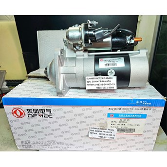 DONGFENG DFMEC 109055 STARTER 5403868 - 24V 10T 6KW - 3 HOLES