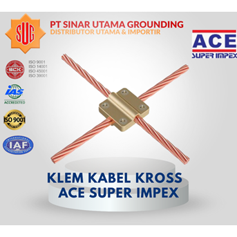 Klem Kabel Kross Klem Kabel 4 Jalur 25-50mm ACE Super Impex