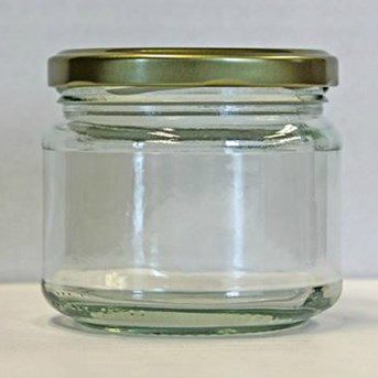 Toples kaca jar bulat ukuran 25 Ml