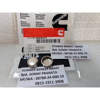 CUMMINS 3922073 EXPANSION PLUG 3812092 3902606 - 6B 6BT ISX QSX