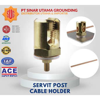 Klem Penyambung Kabel Grounding / Klem Kabel Servit Post 16-35mm