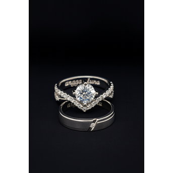 Toko Custom Cincin Palladium Cewek dan Cowok Couple di Kotagede