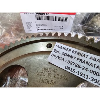 CUMMINS 3008970 CAMSHAFT GEAR 4953348 207248 205028 - KTA19 KTA50 QSK