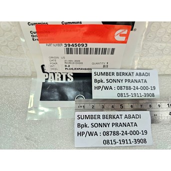 CUMMINS 3945093 EXPANSION PLUG - ISB QSB