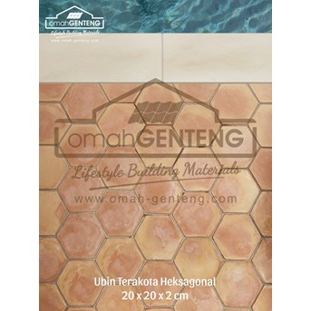 Ubin Terakota Hexagonal Jakarta - WA: O8122833O4O - Omah Genteng