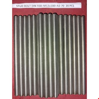 Sparepart Stud Bolt baut tanam atau baut ulir Mesin