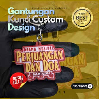 SOUVENIR CUSTOM GANTUNGAN KUNCI KARET/RUBBER PROMOSI