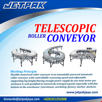 Telescopic Roller Conveyor