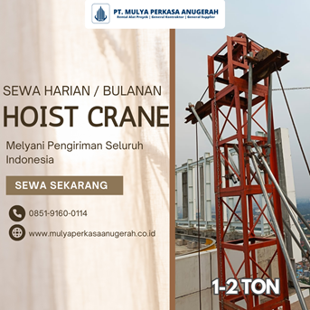 Sewa Hoist Crane Brebes | Mesin hoist | 085191600114