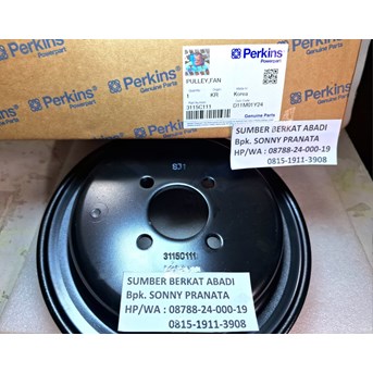 PERKINS 3115C111 PULLEY FAN - GENUINE ORIGINAL