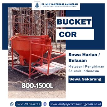 Sewa Bucket Cor Magelang | Concrete Bucket | 085191600114