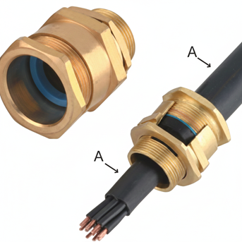 brass cable gland aa2 20l non armour ace / kabel gland 20l non armour-1
