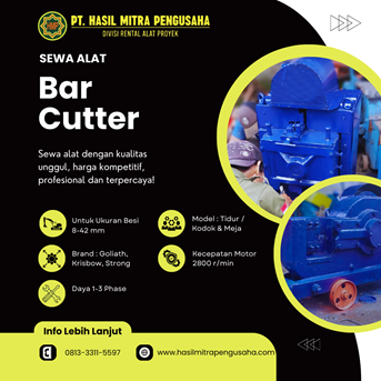 Rental Sewa Bar Cutter Pontianak