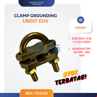 Clamp Grounding Ubolt Kodok GUV