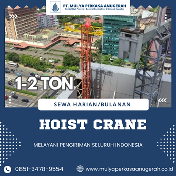 Sewa Hoist Crane Madiun | Winch Electric | 085134789554