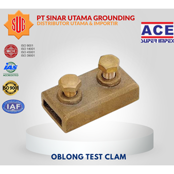 Oblong Test Clamp 25-30mm - Klem Sambungan Copper Tape