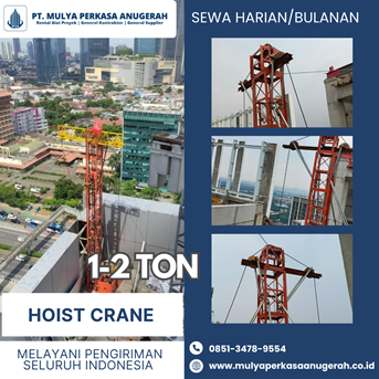 Sewa Hoist Crane Malang | Winch Electric | 085134789554