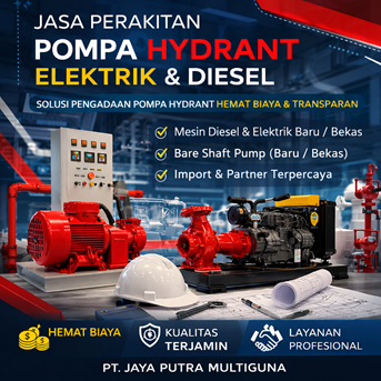 Perakitan Pompa Hydrant Elektrik & Diesel -pompa hydrant murah