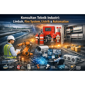 Konsultan Teknik Terpadu: Limbah, Listrik, Fire & Sistem Industri