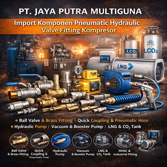 Import Komponen Pneumatic Hydraulic Valve Fitting Kompresor