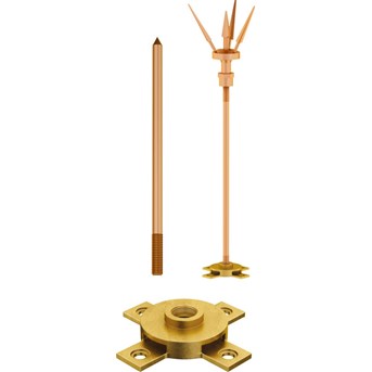 air terminal rod multiple point 5/8” inc x 100cm (1000mm) import-2