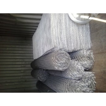 Kawat harmonika galvanis tebal 2,8 mm lubang 8 cm dan 10 cm
