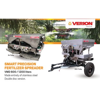 VERION SMART PRECISION FERTILIZER SPREADER VMD 600/1200L DOUBLE DISC