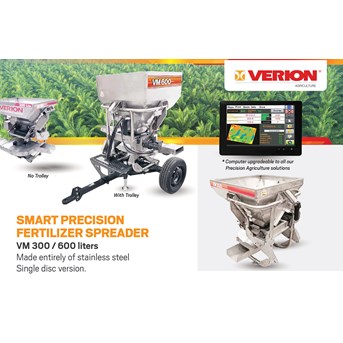 VERION SMART PRECISION FERTILIZER SPREADER VM 300/600L SINGLE DISC